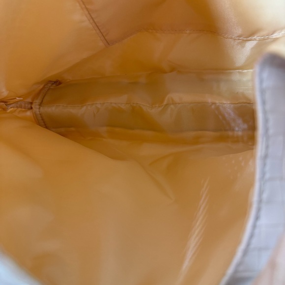 Ulta Beauty White Woven Faux Leather Shoulder Tote Bag NWT - Picture 8 of 8